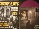 Stray Cats Poster Dark Shadows Purple LP Signed 2015 Brigitte Handley punk goth