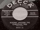 CANADA  NM- BRENDA LEE Rockin' Around The Christmas Tree / Papa Noel 1958 45