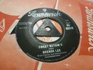BRENDA LEE   SWEET NUTHIN'S / WEEP NO MORE BABY 1959 BRUNSWICK TRI 45-05819
