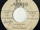 MAHALIA JACKSON I'm on My Way / My Story R&B Gospel Promo 45 HEAR