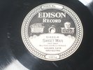 1925 Edison Diamond Disc Record Golden Gate Orchestra  Sweet man