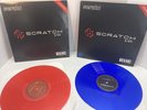 Serato Rane Vinyl Clear Second Edition (2) Scratch Live Control Records Red Blue
