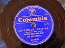 Columbia 2871D Benny Goodman Orch  LOVE ME OR LEAVE ME 78 rpm 1933 E Jazz