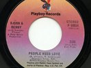 Rare Pop 45 - Bjorn & Benny - People Need Love - ABBA- Playboy Records # P 50014