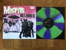 MISFITS WALK AMONG US EARACHE UK GREEN & PURPLE PROPELLER VINYL LP MOSH666LP