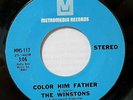 Soul THE WINSTONS Color Him Father / Amen Brother METROMEDIA Original 45 VG+