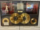 elvis presley framed gold records set 117/150
