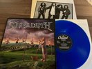 Megadeth - Youthansia. 1994 UK Capitol Records BLUE Vinyl + Inner.  EX  99p N/R