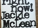 JACKIE MCLEAN Right Now BLUE NOTE LP BLP 4215 Van Gelder Stamp NY USA
