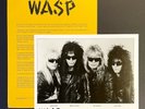 W.A.S.P. Inside The Electric Circus RARE 1986 PRESS KIT w/PHOTO Blackie Lawless
