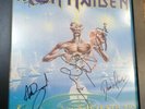Signed Iron Maiden Vinyl Lp 7th Son