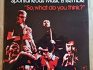 Spontaneous Music Ensemble LP So What Do You Think UK Tangent 1st Press