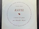 ALPHA vinile LP RAVEL L'Œuvre de Piano Par Marcelle Meyer CHARLES CROS PRIX 1959