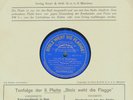 0210/WENNINGER-Stolz weht die Flagge-Platte 2-Hindenburg-Marine-78rpm Schellack