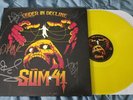 SIGNED SUM 41 ORDER IN DECLINE YELLOW COLOR VINYL LP