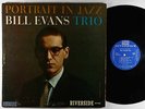 Bill Evans Trio - Portrait In Jazz LP - Riverside - RLP 12-315 Mono DG VG+