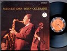 JOHN COLTRANE Meditations LP IMPULSE  AS-9110 US 1966 RVG ST Pharoah Sanders