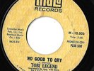 Northern Soul-Tobi Legend on Mala 12003 DJ- Heartbreaker / No Good To Cry-LISTEN