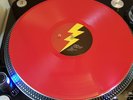 Pearl Jam Lightning Bolt limited Red vinyl Ten Club first edition. Eddie Vedder.