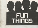FUN THINGS Self Titled EP w/PS REPRO 1980 AUSSIE PUNK ROCK Hoodoo Gurus