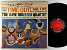 Dave Brubeck Quartet - Time Out LP - Columbia - CS 8192 6-Eye Stereo Autograph
