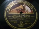 SOCIETE DES INSTRUMENTS A VENT TAFFANEL /MOZART / DISQUE GRAMOPHONE W 1143-5