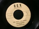 RONNIE BOOKER AND THE BOARDWALKERS WHAT'LL I DO 45 RECORD SHE WON'T GO STEADY