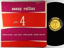 Sonny Rollins - Plus Four LP - Prestige - PRLP 7038 Mono DG RVG 446 W 50th