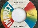 PHIL CAMPOS Rebel Rider/Street Fight IMPACT 2-IM RARE Rock N Roll 45 1960 VG