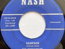 ROCKAWAYS Rampage/Jennie Lou GREASY R&B ROCKABILLY 45 hear