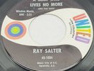 Rare RAY SALTER 45 Record  A Man Who Lives No More  SC TN Trucker Country