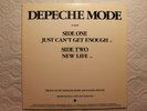 Depeche Mode - Just Can't Get Enough / New Life US Sire promo 12