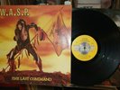 W.A.S.P. Last Command 1985 Capitol ST-12435 W/INNER  VG VINYL