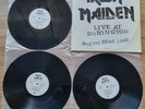 Iron Maiden - Live At Donington / 3xLp Vinyl 1993 AC/DC Mercyful Fate Kiss Dio