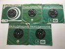 THE BEATLES FIVE UK SINGLES ALL CLEAN VINYL AND AUDIO WITH ORIGINAL SLEEVES