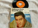 ELVIS PRESLEY 47- 7035 -JAILHOUSE ROCK - 1957 ORANGE - german MINT - RARE