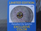 RARE GUNS N' ROSES LIMITED EDITION PARADISE BLOOD SPLATTER DOUBLE VINYL 2XLP