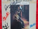 Doc Watson & Merle Two Days In November AUTOGRAPHED X5 + 1976 tickets + signed +