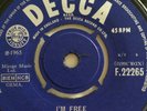 Rolling Stones,UK Export,I'm Free /Get Off My Cloud,EX+/VG+,PC,Decca,Mod,
