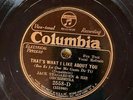 Columbia 2558D  Jack Teagarden & His Orch WHAT I LIKE ABOUT YOU 78 rpm 1931 EE+