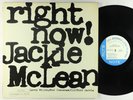 Jackie McLean - Right Now  LP - Blue Note - BST 84215 RVG NY USA VG++