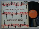 RICCI - DECCA LXT 5569 - PAGANINI - 24 CAPRICES