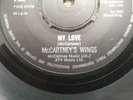 Paul McCartney Wings - My Love - UK 7