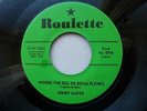 JIMMY LLOYD 45 'WHERE THE RIO DE ROSA FLOWS' USA ROULETTE 1957 ROCKABILLY 70S RE