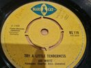JOE WHITE - Try a little tenderness. UK Blue Cat 45'. 1968 rocksteady reggae.