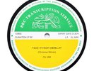 BBC TRANSCRIPTION DISC 