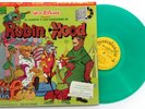 ROBIN HOOD BY DISNEY LP Album GREEN VINYL 1974 MEXICO Gatefold with Book