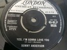 Sonny Anderson. Yes I'm Gonna Love You. Rare London 1959 Vinyl. Rock N Roll