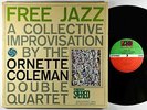 Ornette Coleman Double Quartet - Free Jazz LP - Atlantic 1841 Broadway VG+