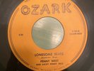 Missouri Femme Popcorn Country 45 Penny West - Lonesome Blues HEAR  Ozark